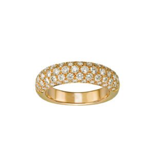 18k gold Natural diamonds on the back of loaches customized